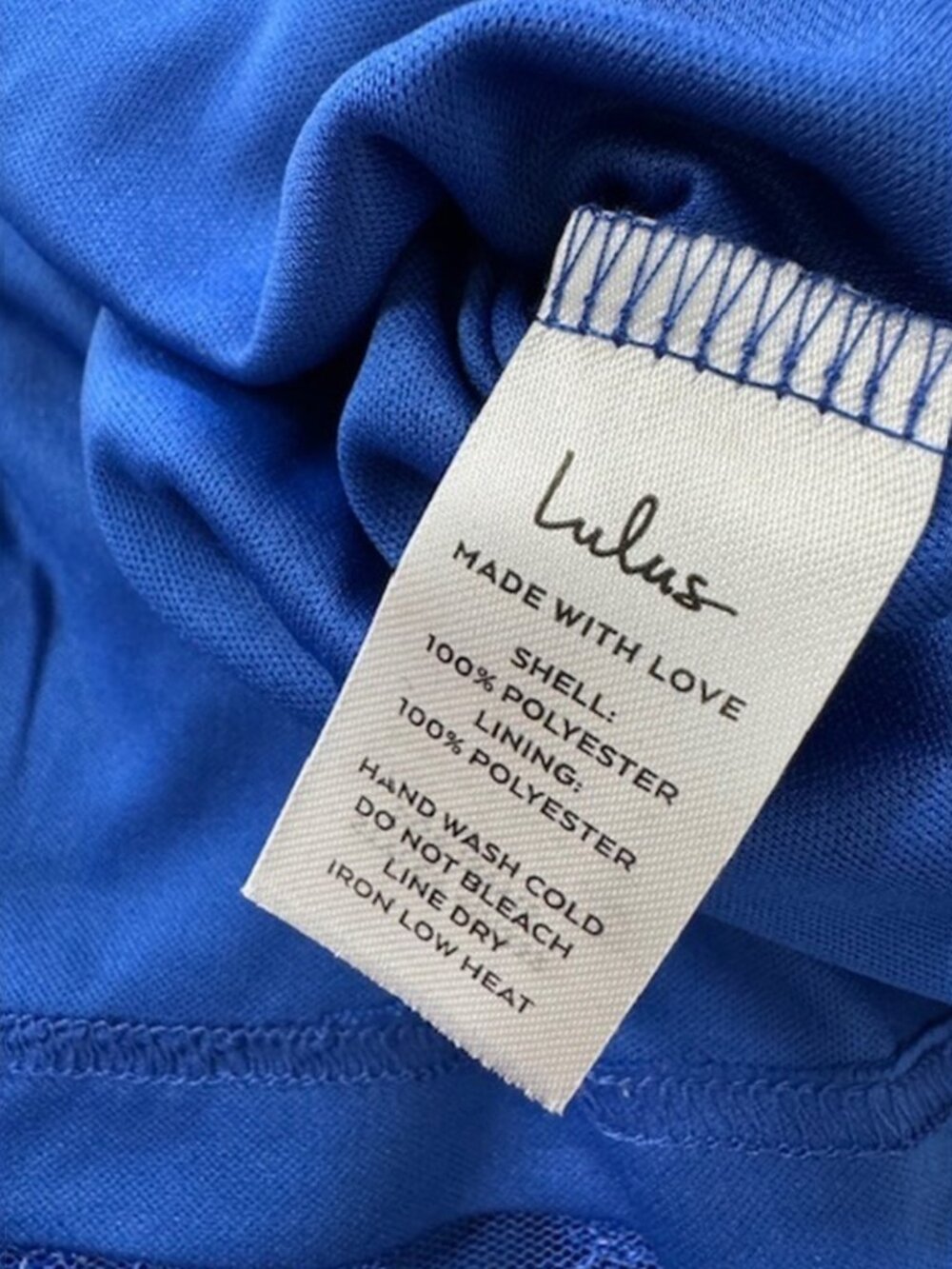 Lulus Divine Energy Royal Blue Sequin Lace-Up A-line Mini Dress NWT - Picture 7 of 8